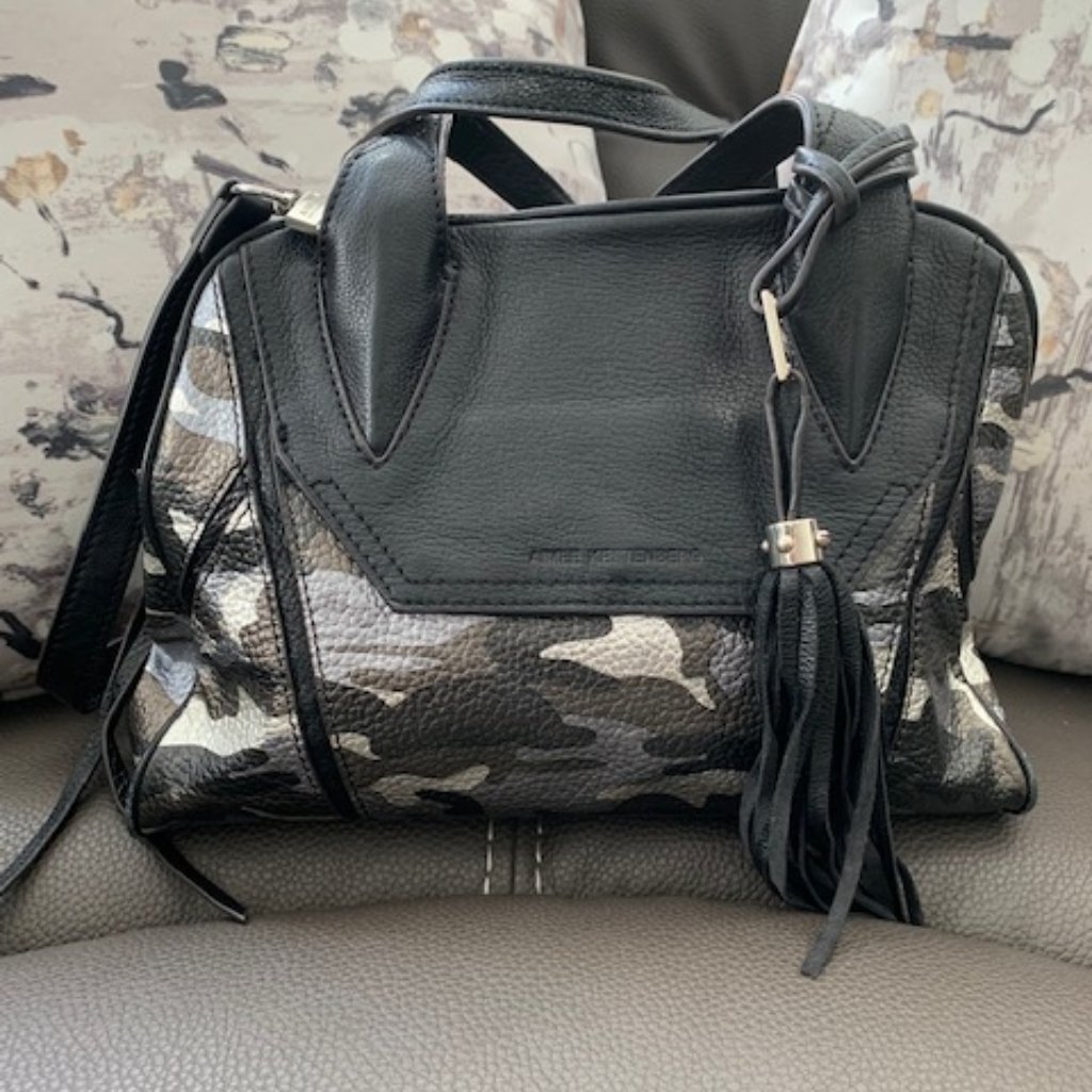 Aimee Kestenberg Madison Metallic Camo Leather Bag